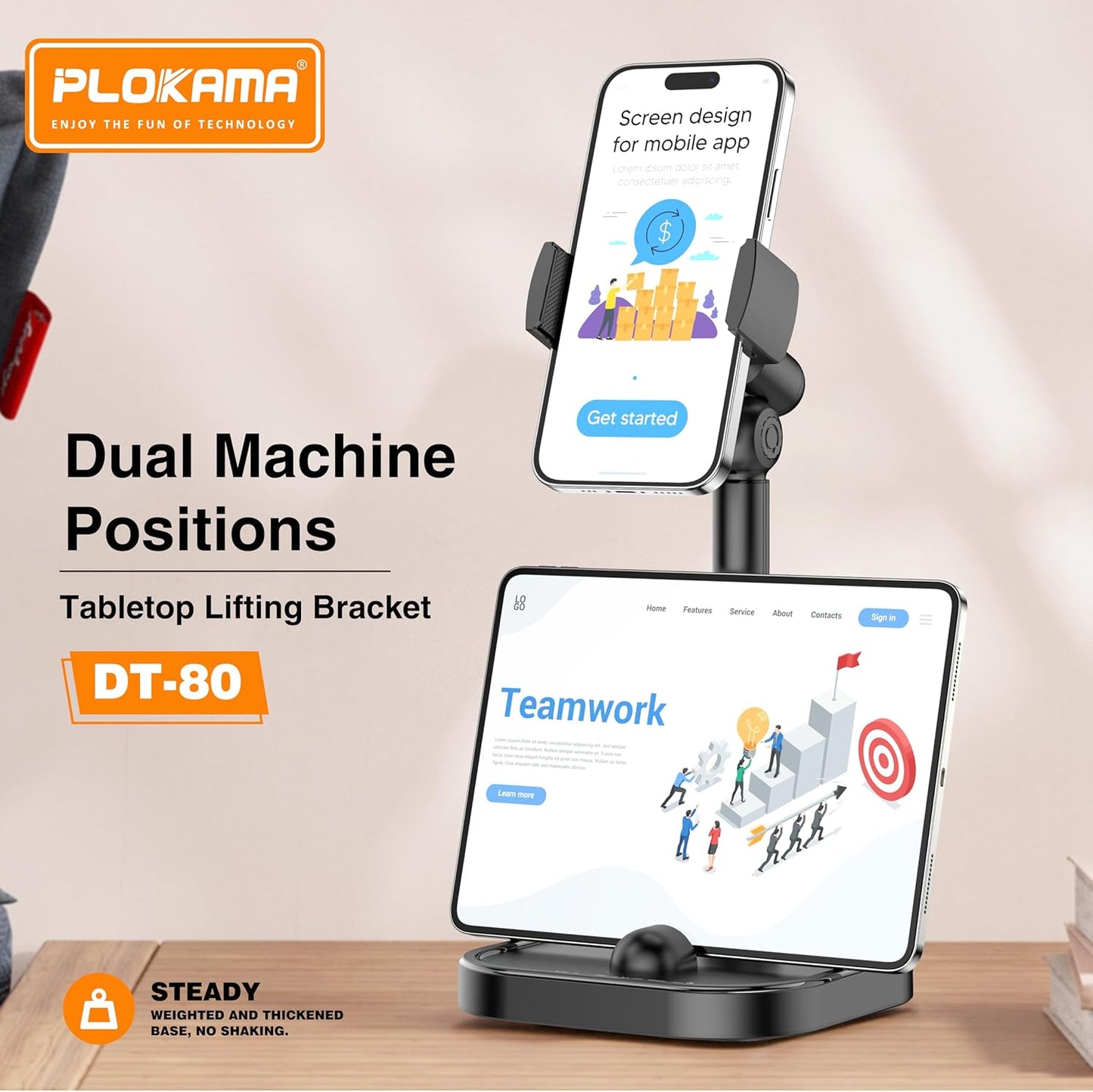 Mbajtëse për Telefon & Tablet-Plokama DT-80