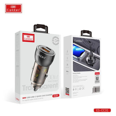 Earldom USB-C Car Charger PD30W