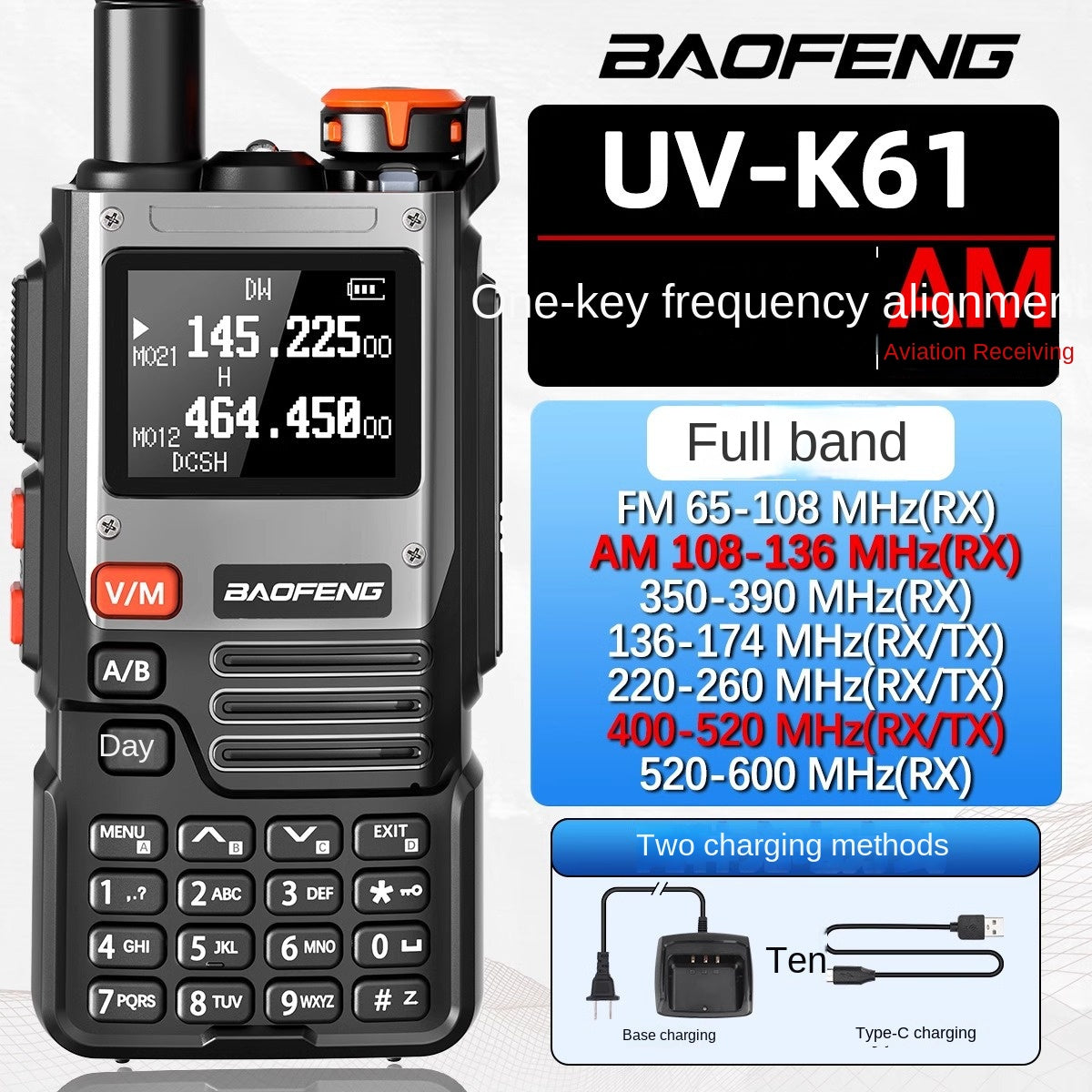 Radiolidhje-Baofeng BF-K61 / UV-K61