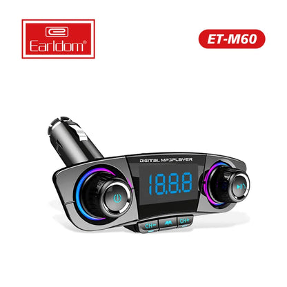 Transmetues FM Bluetooth & Karikues për Makinë-Earldom M60