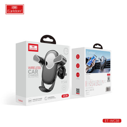 Mbajtëse & Karikues Wireless për Makinë Earldom ET-WC38 – 15W