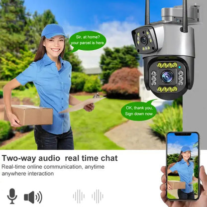 Kamerë Sigurie Dual Lens-Wifi