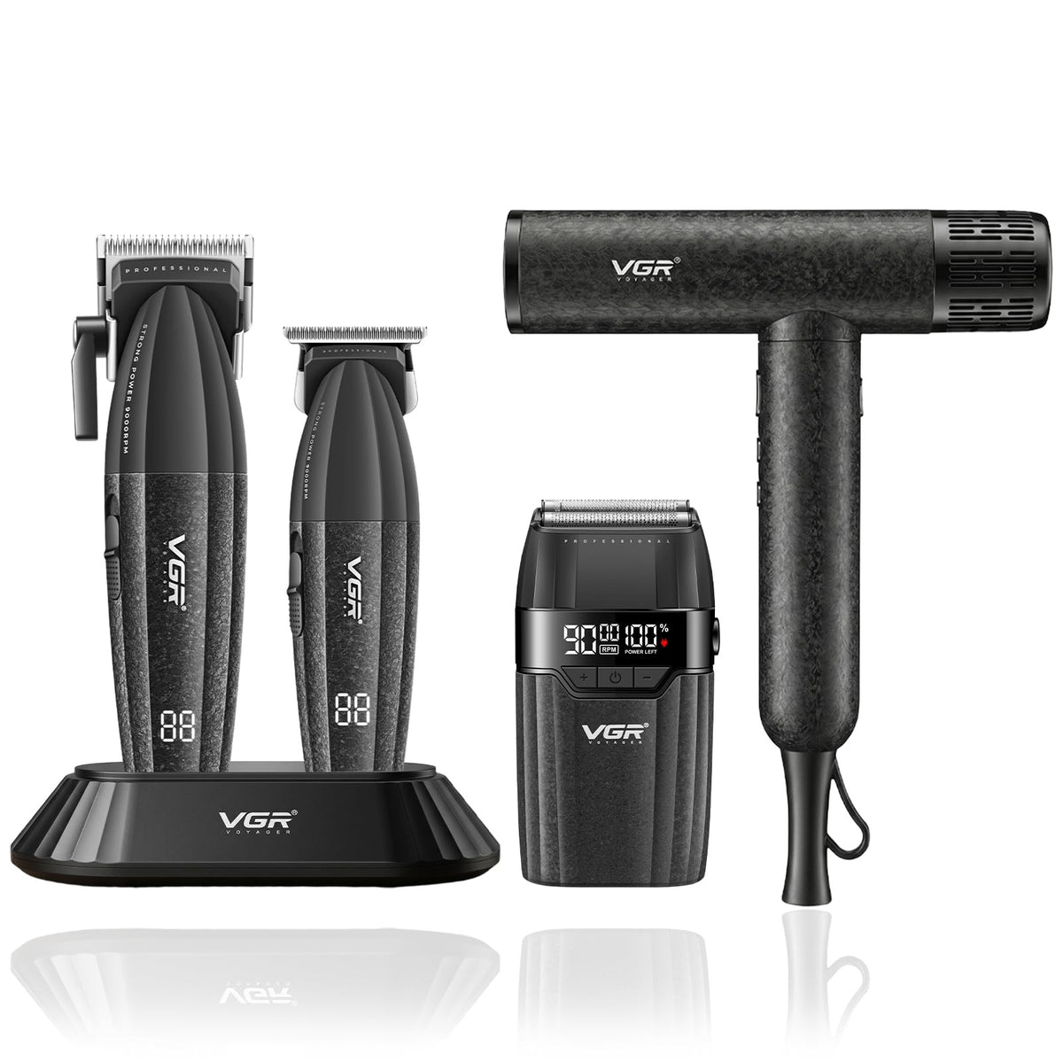 Set profesional për prerjen dhe rregullimin e flokëve  VGR V-640 S4