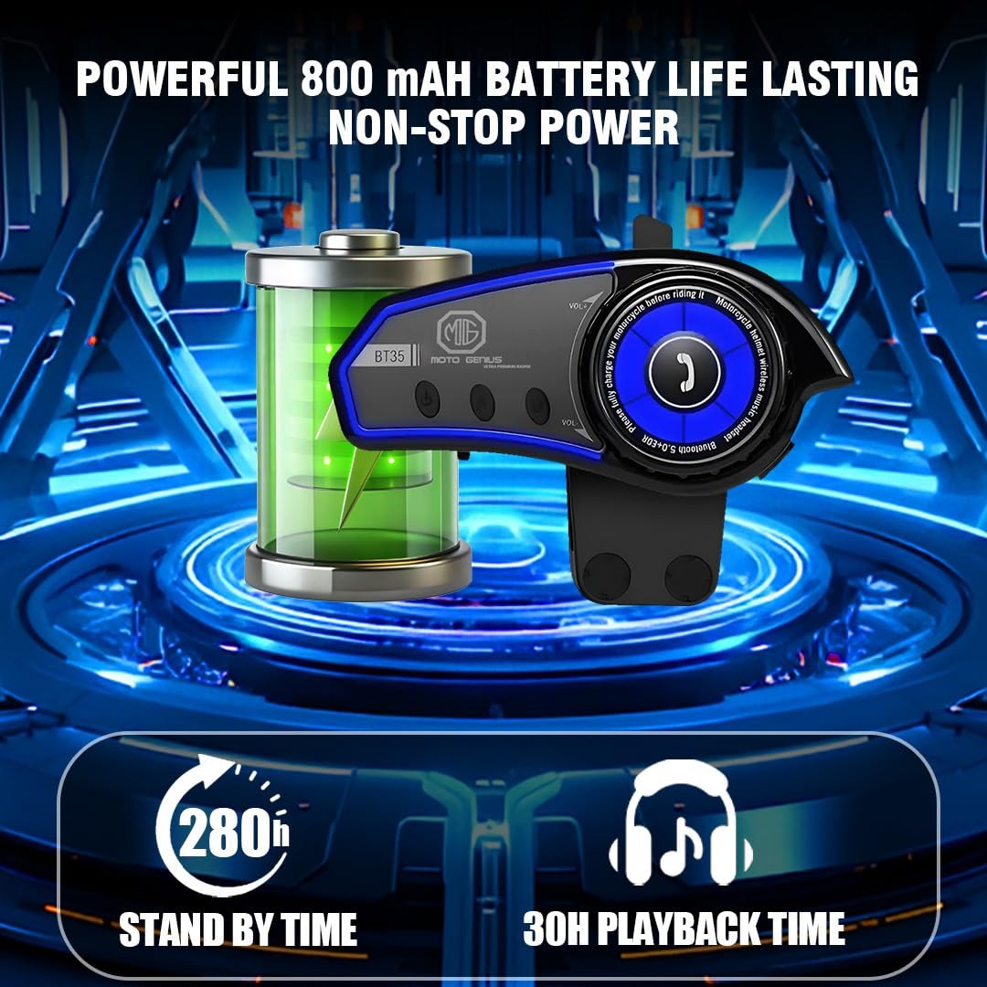 WIRELESS EARPHONE BT35 ( per motociklet )