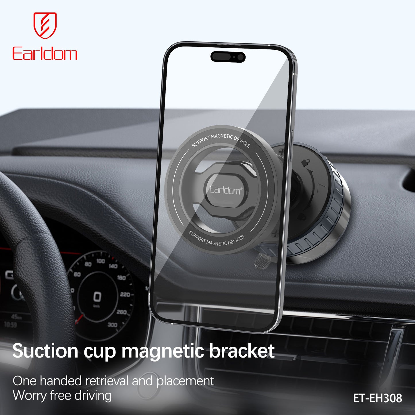 Mbajtëse Magnetike Telefoni-Earldom 360°