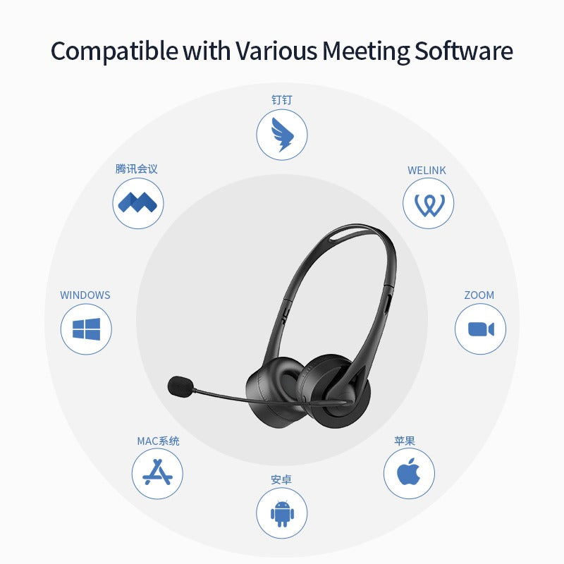 Kufje Wireless për Call Center-Soyto SY-T490