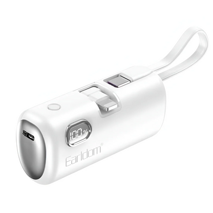 Mini Power Bank 2-në-1